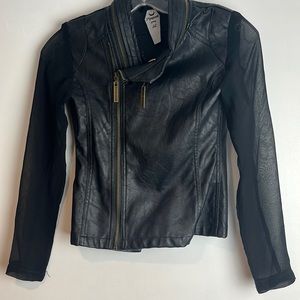 Rare Dropdead Deathbed Faux Leather Jacket
